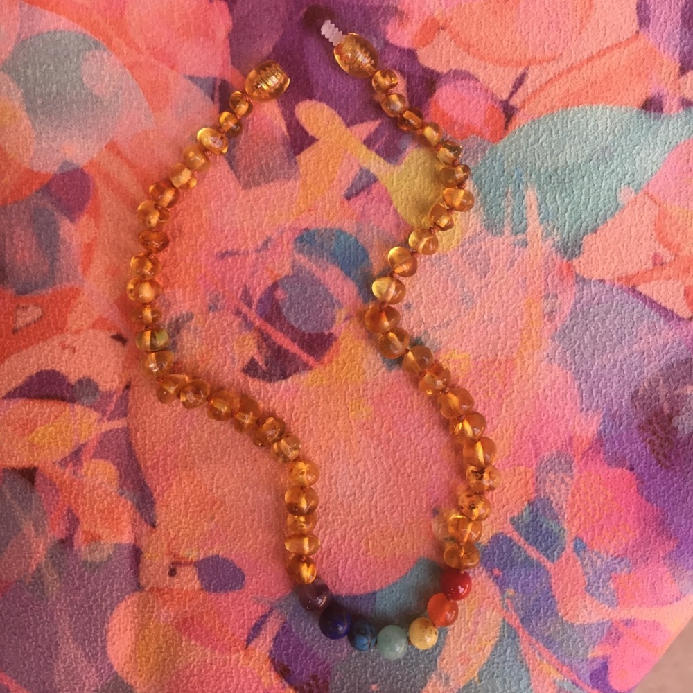 REAL Baltic Amber Teething Necklace for babies